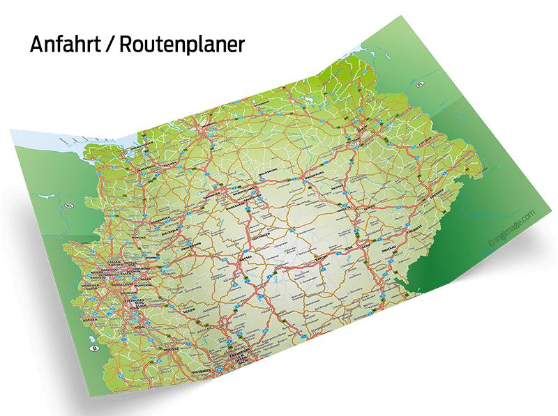 Anfahrt zur Betriebsstätte / Verkauf